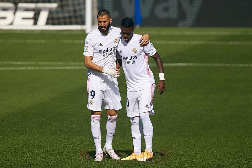 西甲-维尼修斯200战破门!本泽马2传伤退 皇马2-0